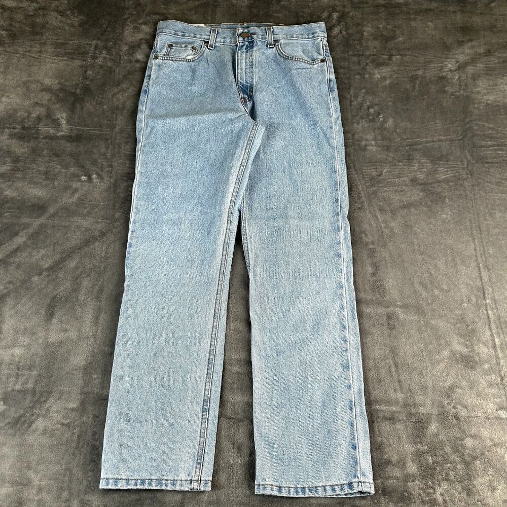 NWT George Men’s Regular Fit Straight Jeans Light Wash Size 31x30